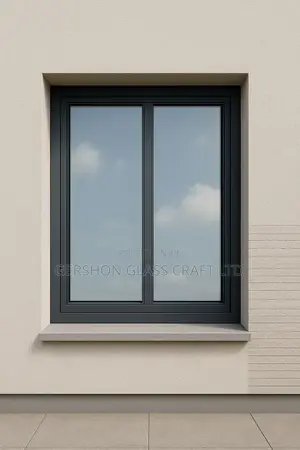 Grey Coated Sliding Windows