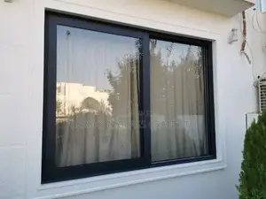 Grey Coated Sliding Windows