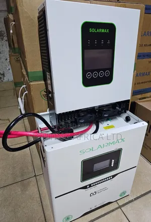 Solarmax 5kva - 24v Hybrid Inverter - 5.248 KWH - 24v Lithium Battery