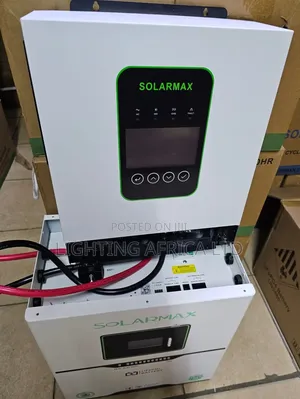 Solarmax 5kva - 24v Hybrid Inverter - 5.248 KWH - 24v Lithium Battery