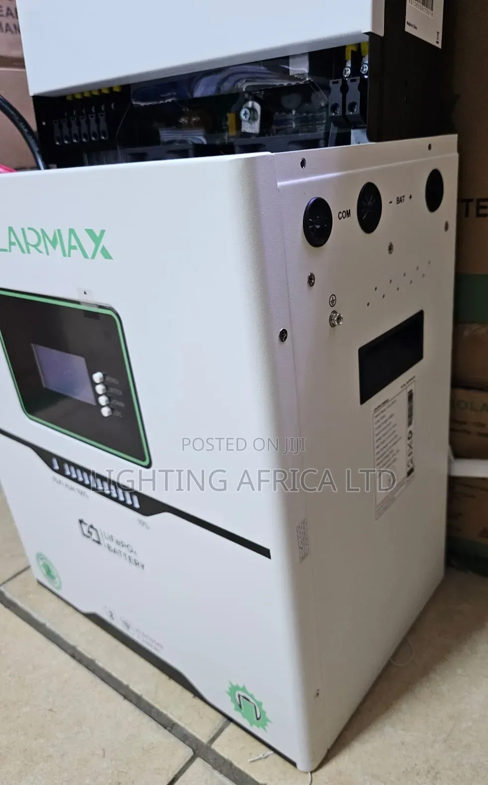 Solarmax 5.248kwh - 25.6v (205ah) Lithium Ion Solar Battery 6000 Cycle