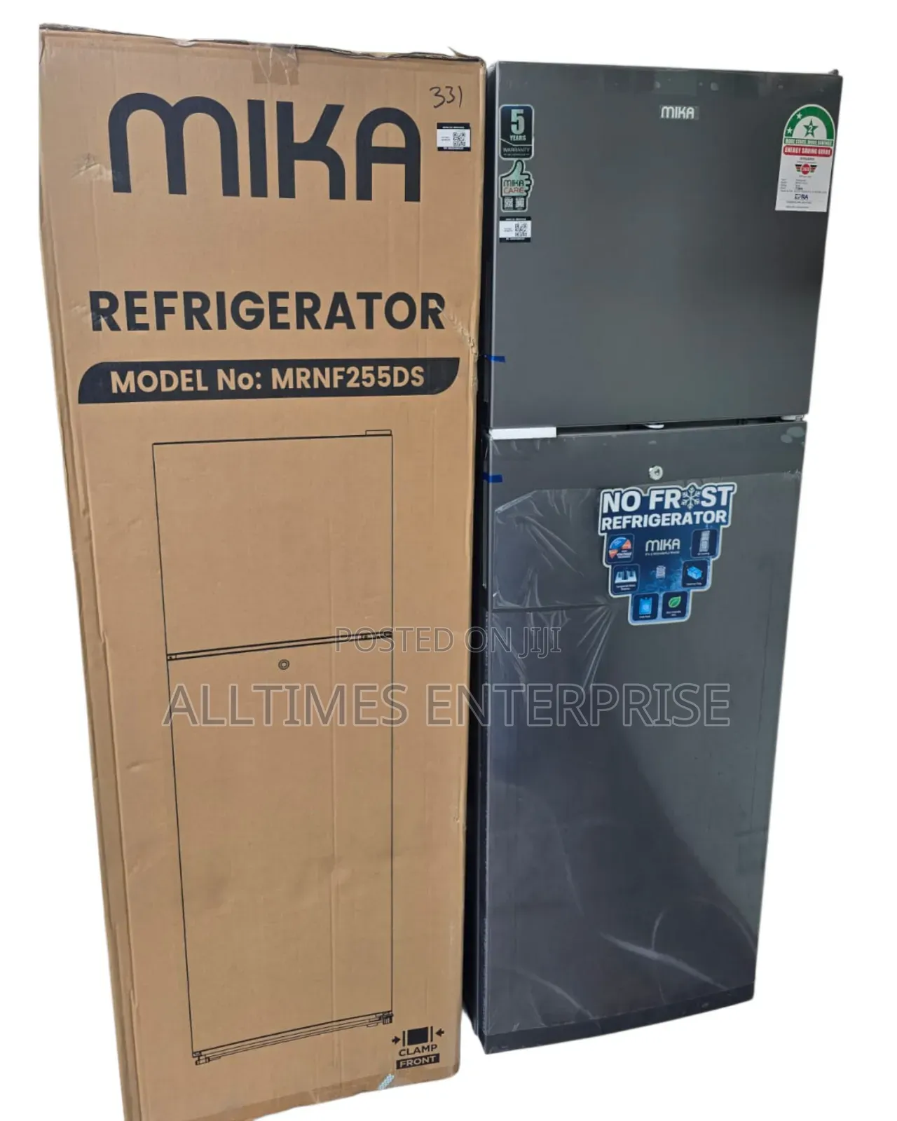 Mika 255 Litres Mrnf255lsd,No Frost Refrigerator At