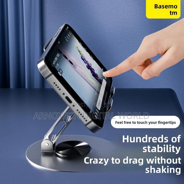 360°Rotating Foldable Phone Tablet Desktop Holder - thumbnail 3