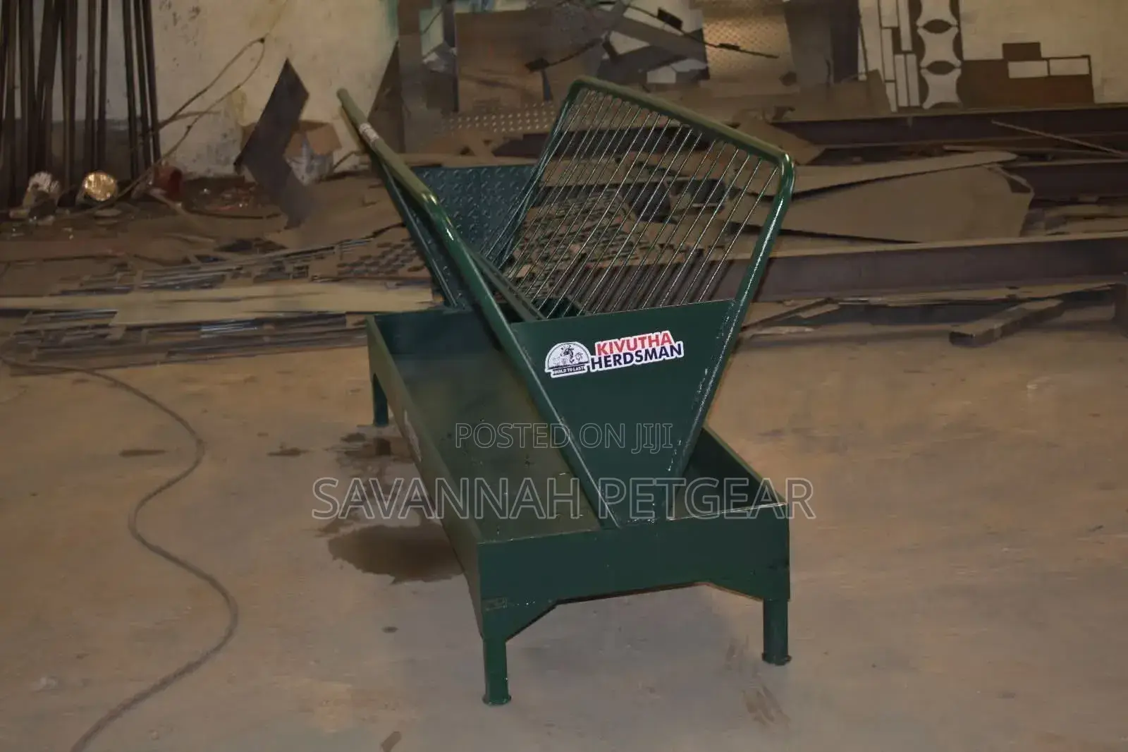 Sheep/Goat Hay Feeders With Trough for Pellets and Scraps
