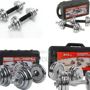 10kg Chrome Dumbbell Set Without Case