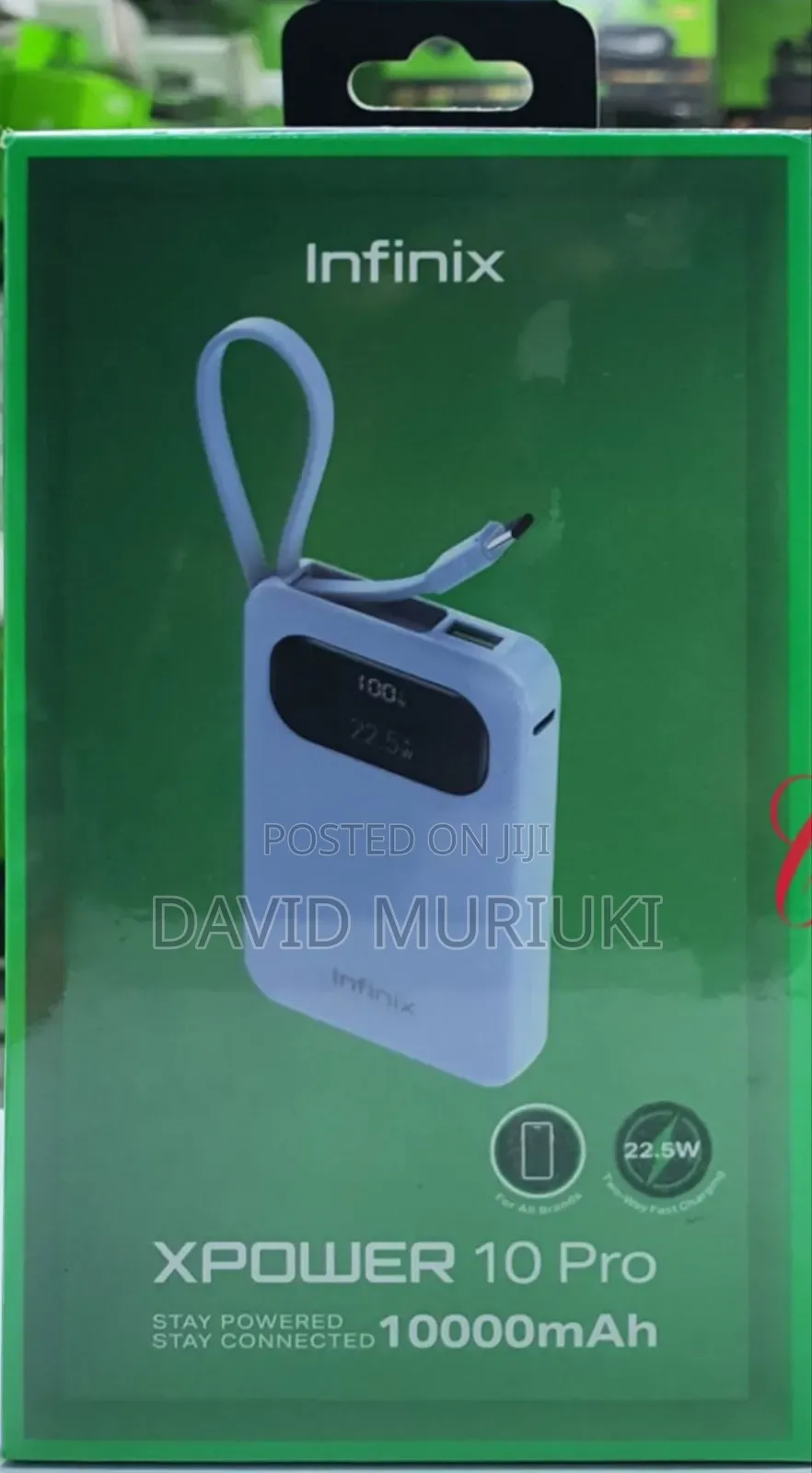 Infinix Xpower 10 Pro Xp10pro *22.5w 10000mah* Power Bank.