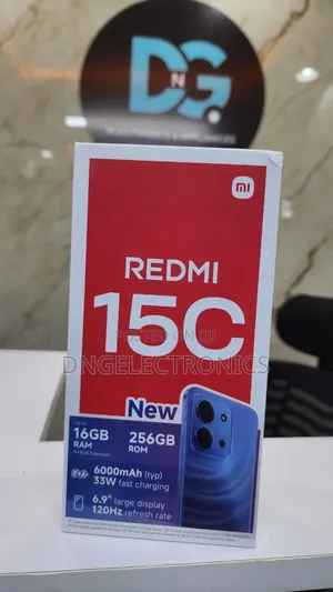 New Xiaomi Redmi 15C 4G 128 GB Black