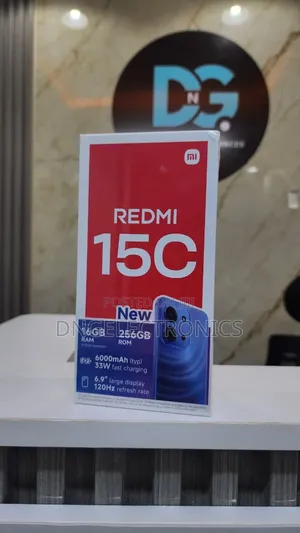 New Xiaomi Redmi 15C 4G 128 GB Black
