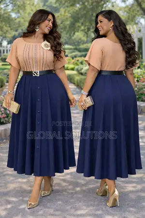 A-Line Maxi Skirts From Shein With a High Waist and a Button-Down