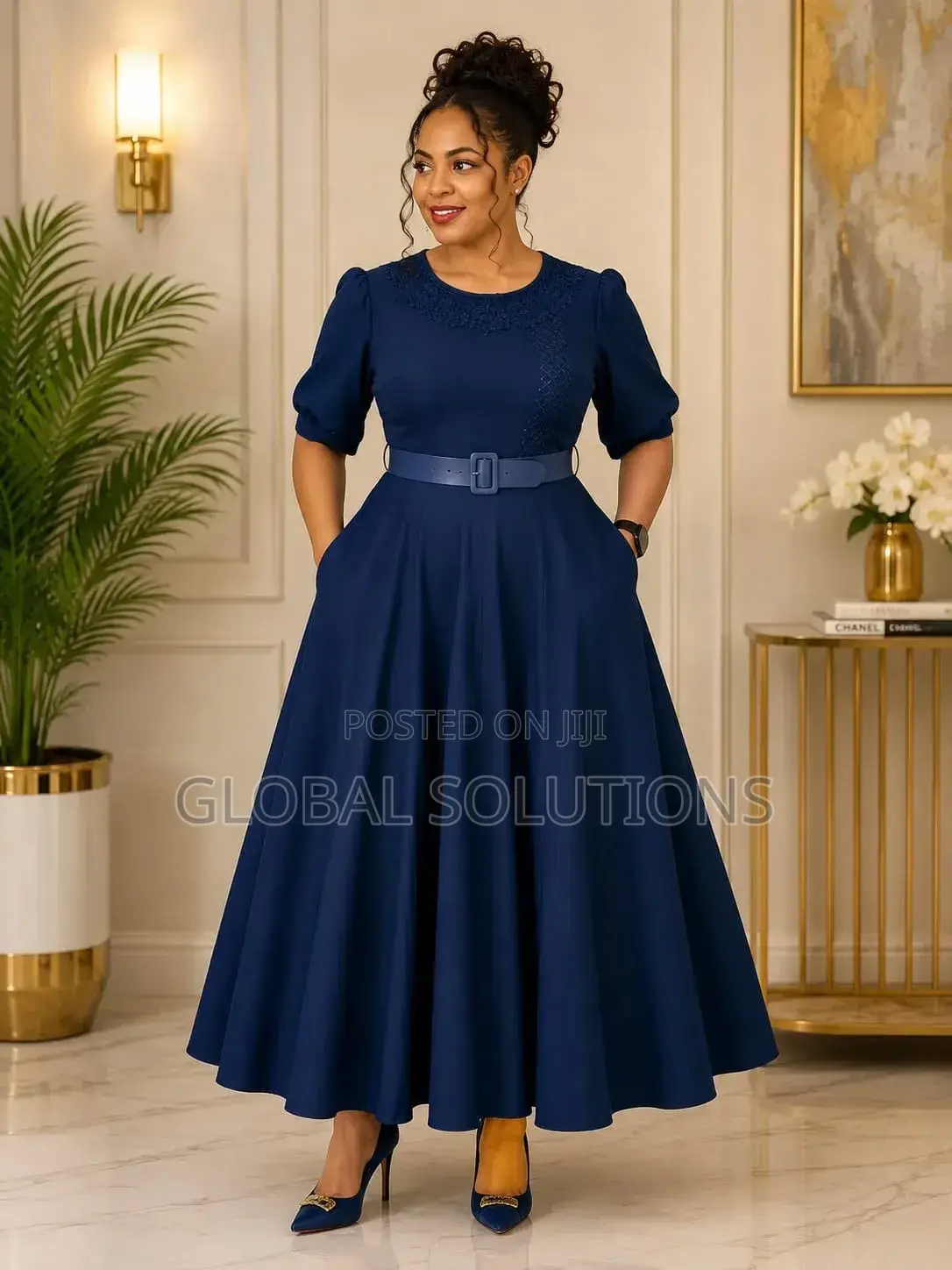 Official Fit-and-flare Midi Dress