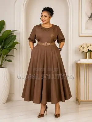 Official Fit-and-flare Midi Dress