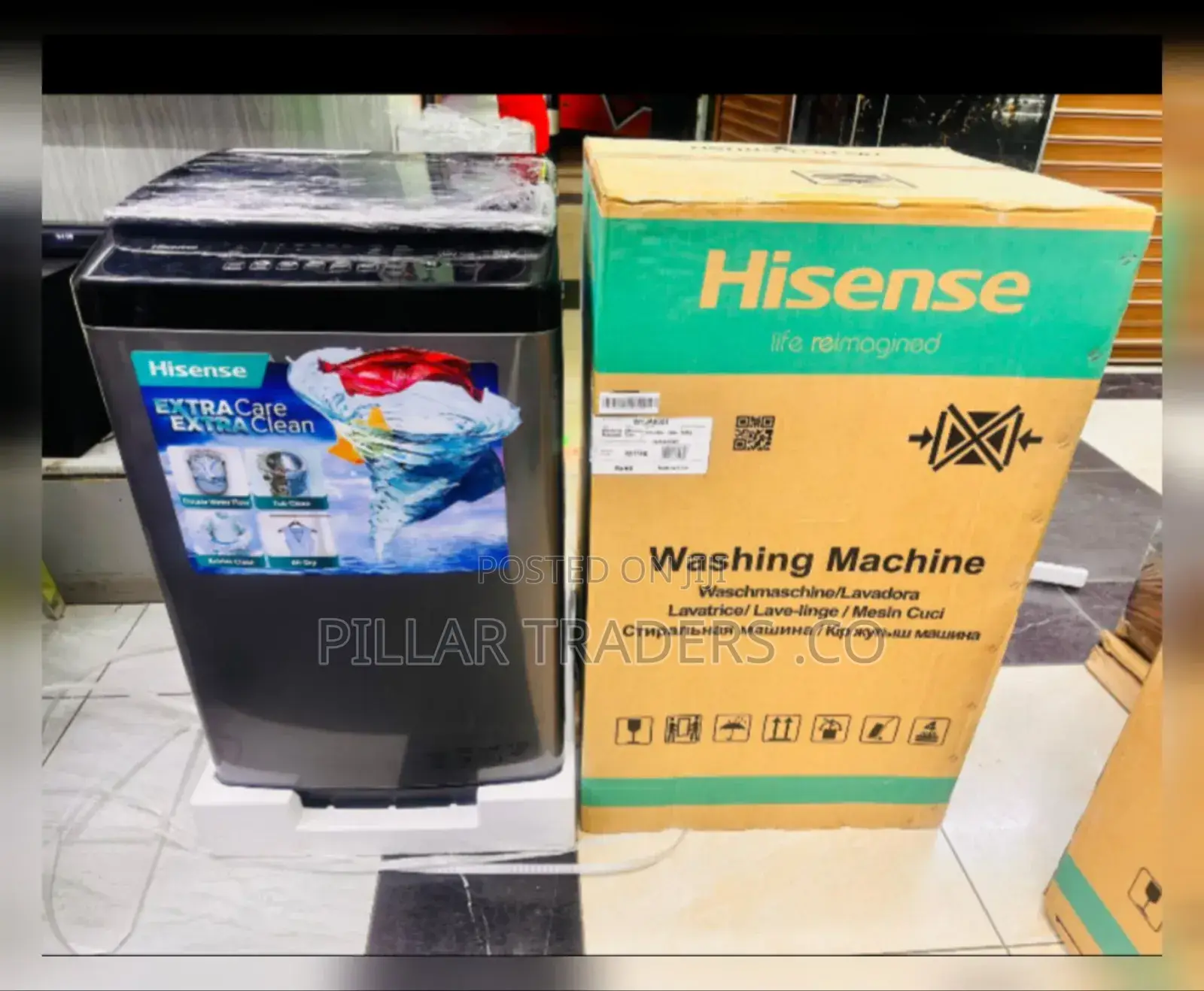 Hisense 10kg Top Load Automatic Washing Machine