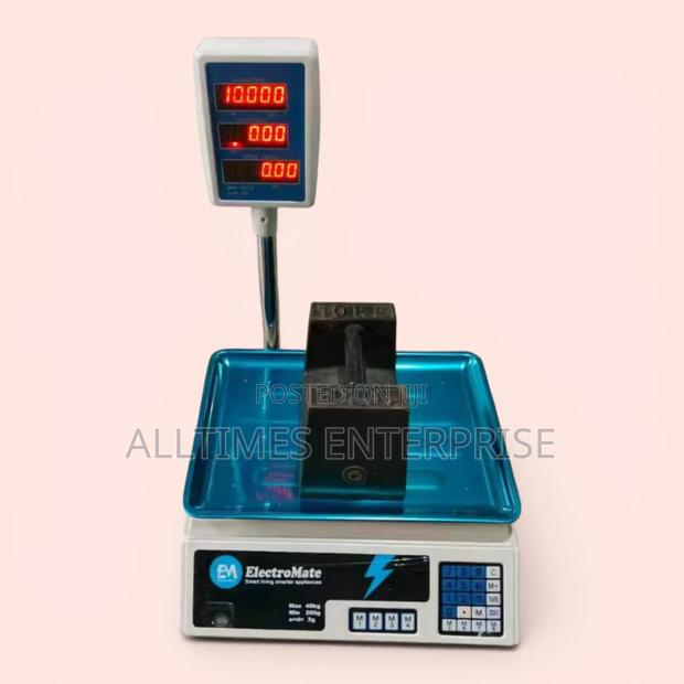 40kgs Electromate Digital Computing Weighting Scale With Arm