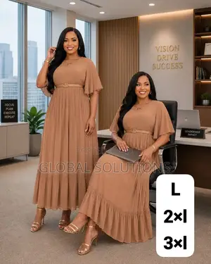 Formal Chiffon Pleated Maxi Dresses