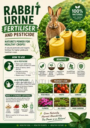 Rabbit Urine Fertiliser And Pesticide