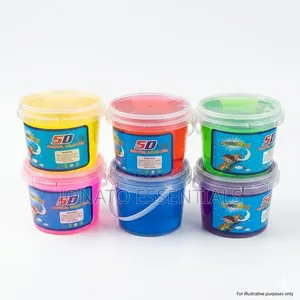 5d Crystal Color Mud Slime Toy for Kids 500g Bucket