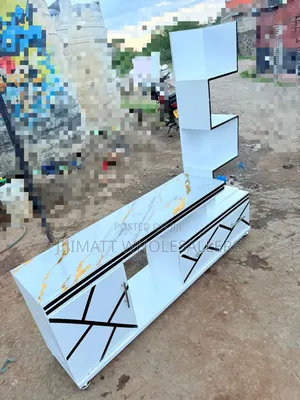 Tv Stand With Led Lights and Inbuilt Decor Stand Available