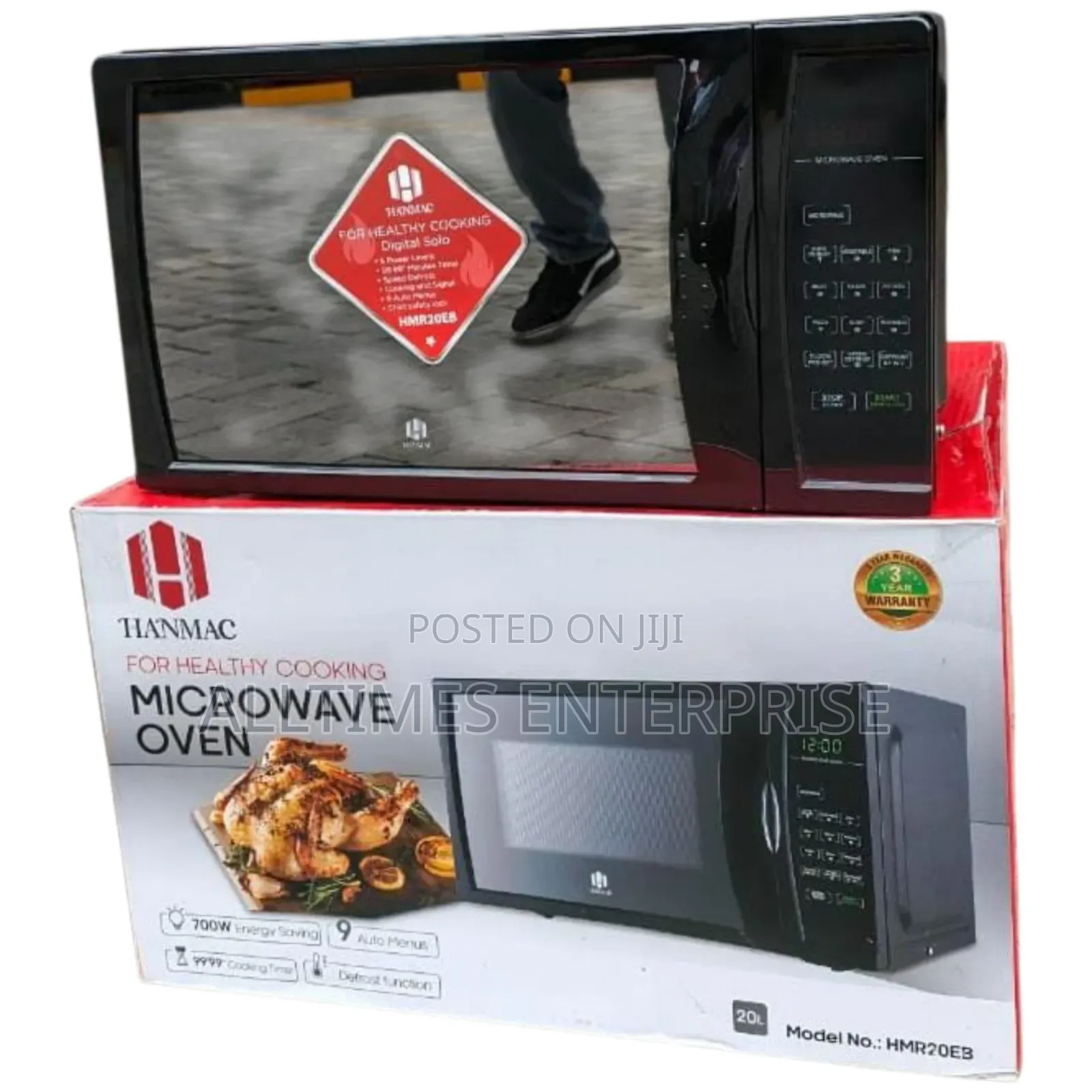 20 Litres Hanmac Digital Microwave