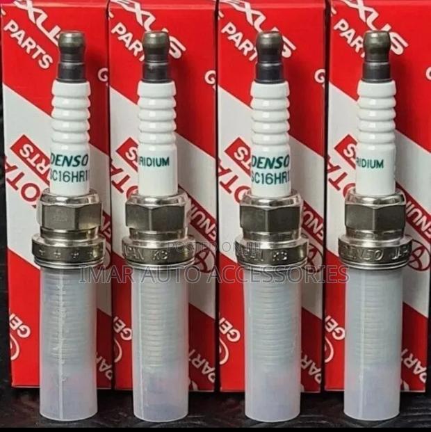 Genuine Toyota Prius Spark Plugs 90919-01275 Denso Sc16hr11 (Set of 4)
