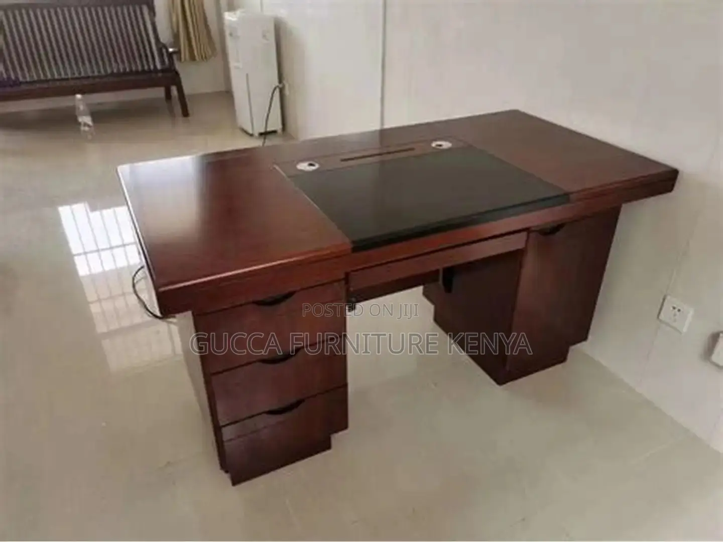 1200mm Mahogany Small Executive Boss Desk