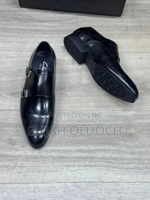 Black Clarks Official/Oxford Men Leather Shoes