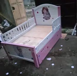 3*6 Kids Baby Coat Bed With Underbed Cabinet