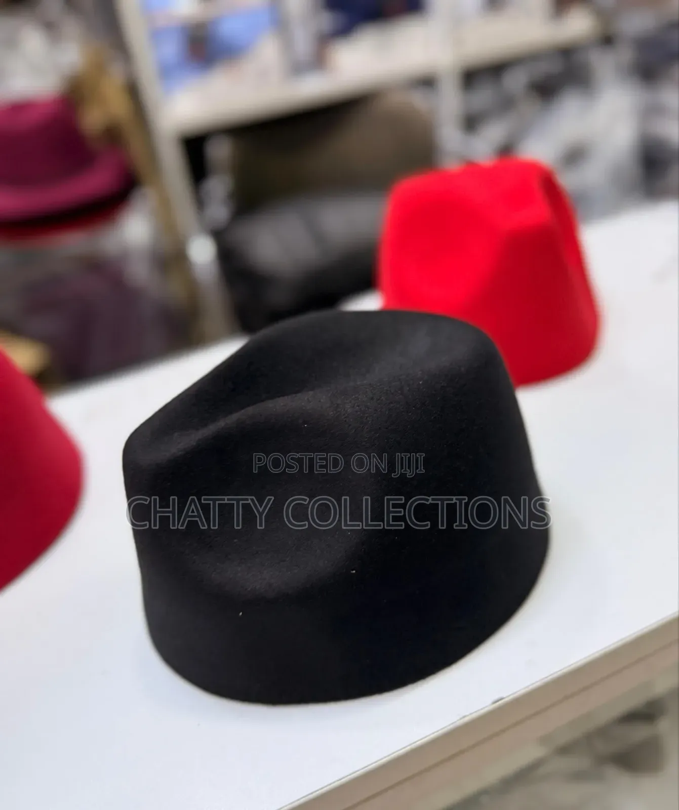 Black New Design Top Quality Oga /Ruracio/Swahili Hats
