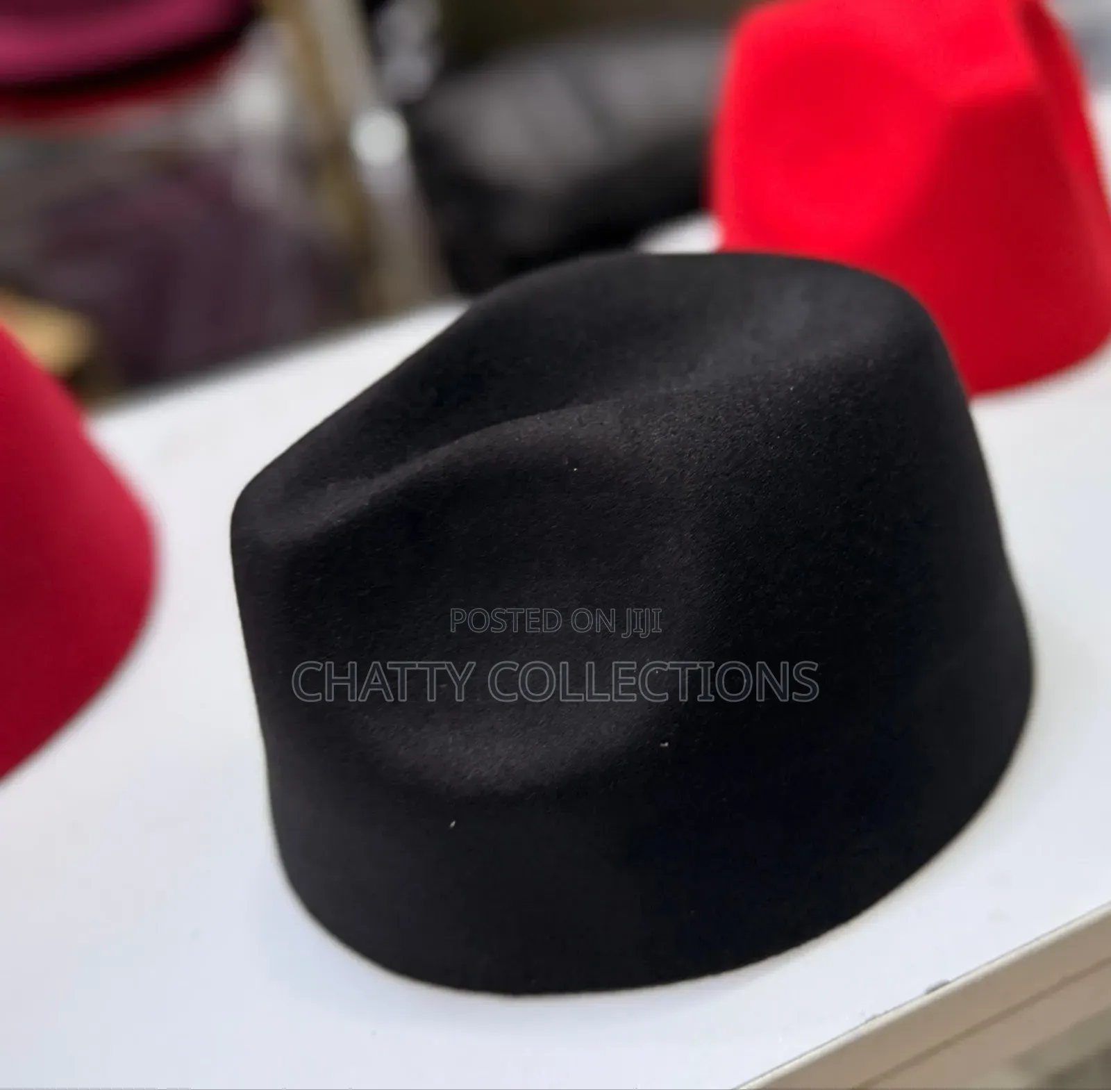 Black New Design Top Quality Oga /Ruracio/Swahili Hats