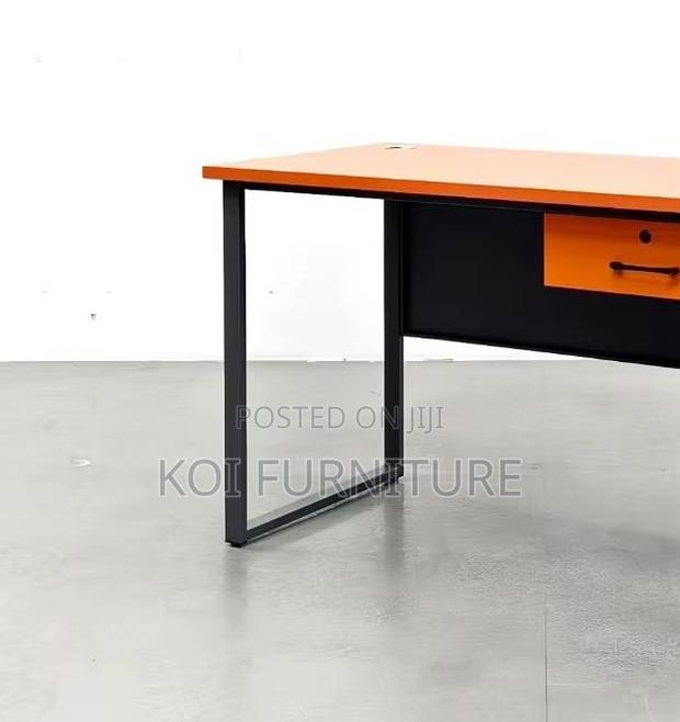 Office Desk; Home Office Study Computer Desk With Lockable Drawer - thumbnail 3