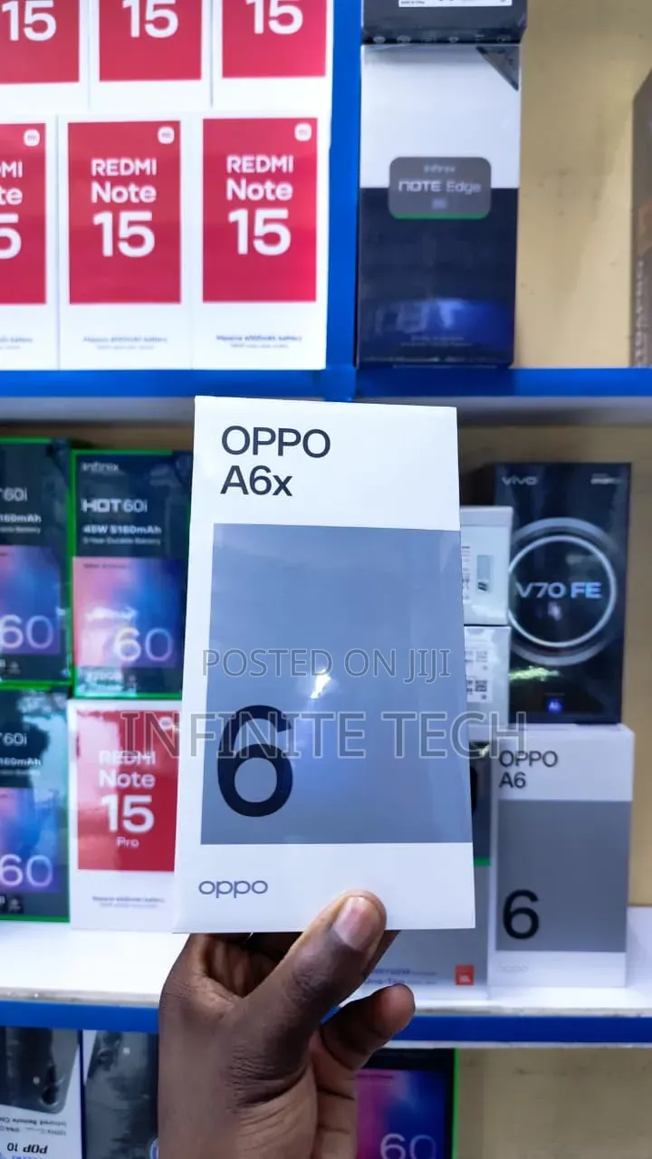 New Oppo A6x 64 GB Black