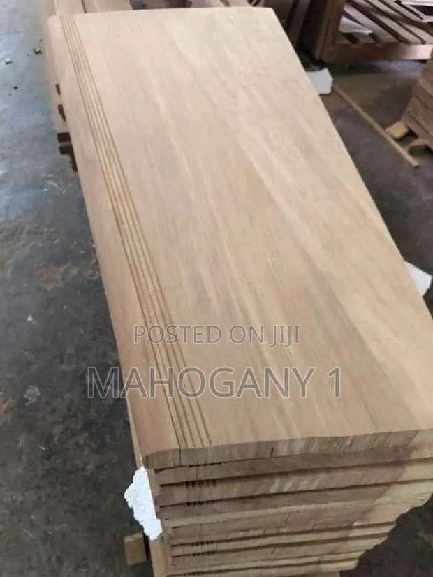 Mvuli Wood Stairs