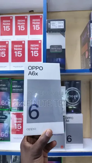 New Oppo A6x 128 GB Black
