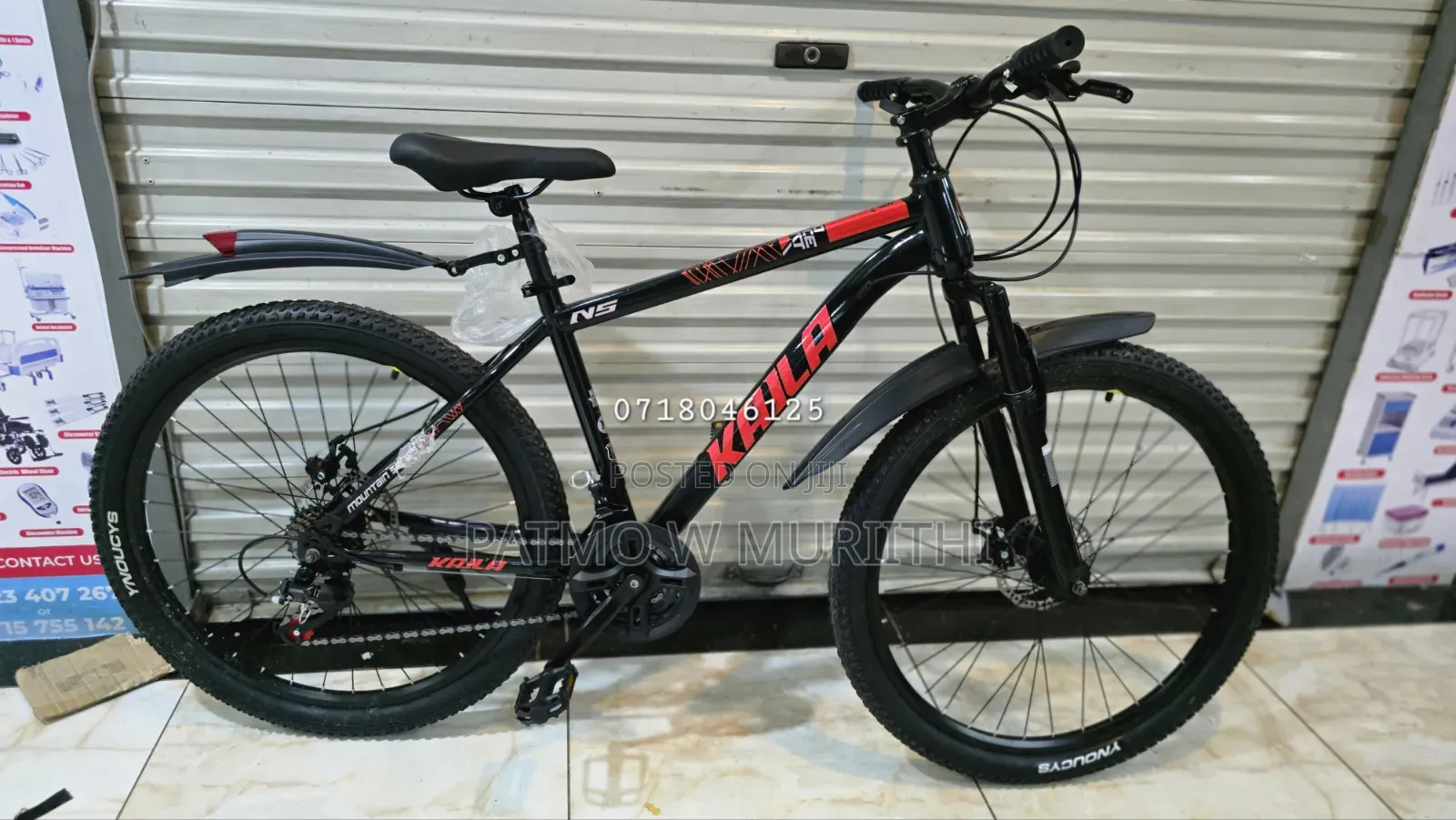 Kaila Mountain Bicycle Size 26 With Front Shock, Disc Brake,