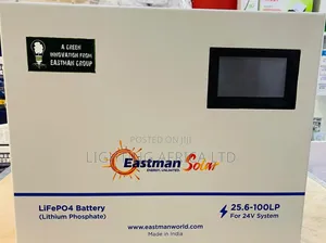 Eastman 25.6v - 100a Lithium Ion High Performance Battery 6000 Cycle