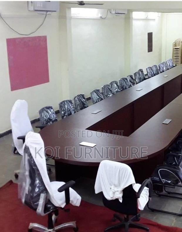 Boardroom Table; 6 Meters U Shaped Boadroom Conference Meeting Table - thumbnail 5