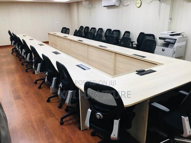 Boardroom Table; 6 Meters U Shaped Boadroom Conference Meeting Table - thumbnail 7