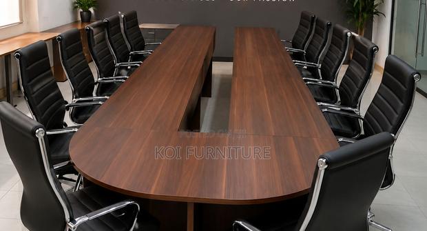 Boardroom Table; 6 Meters U Shaped Boadroom Conference Meeting Table - thumbnail 11