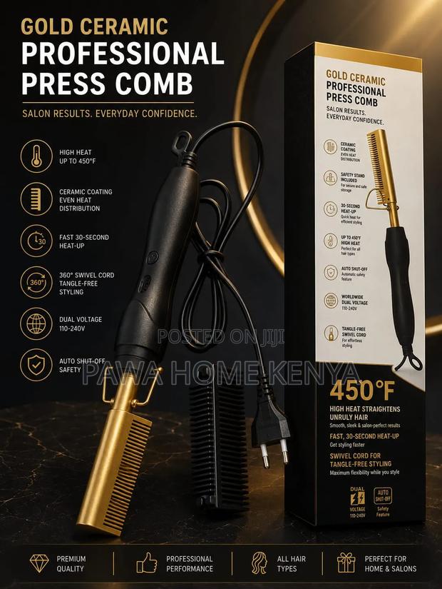 Ceramic Press Hot Comb