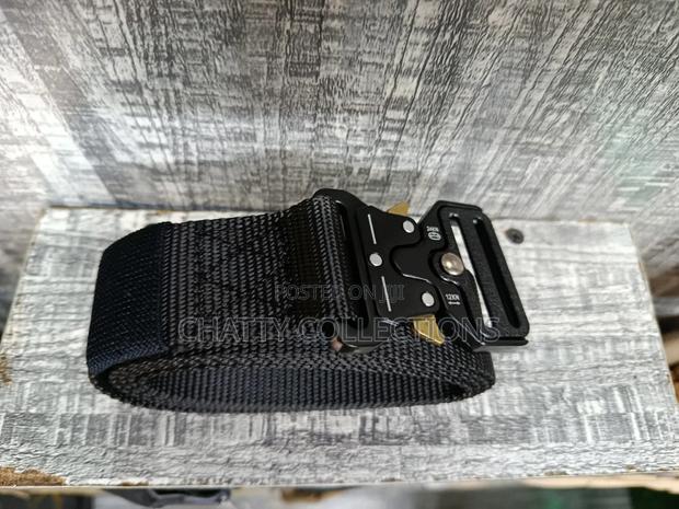 Black Top Quality Unisex Tactical Belt