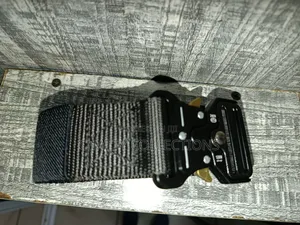 Black Top Quality Unisex Tactical Belt