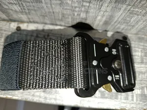 Black Top Quality Unisex Tactical Belt