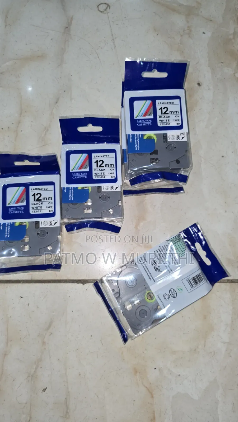 Brother 12mm Compatible Tape Cassette Tz2-231