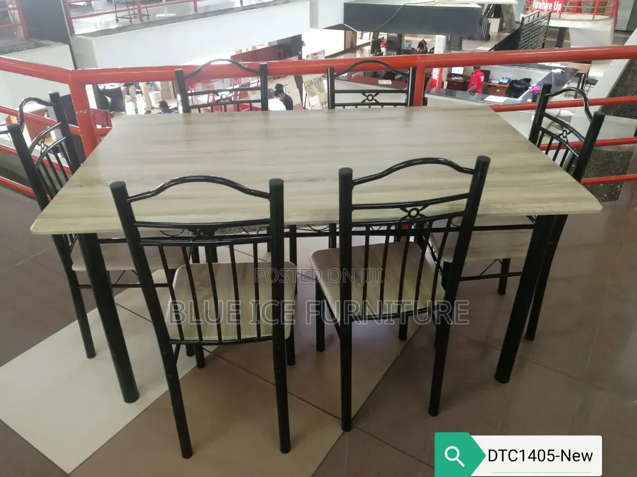 Modern Wooden 6 Seater Dining Set
