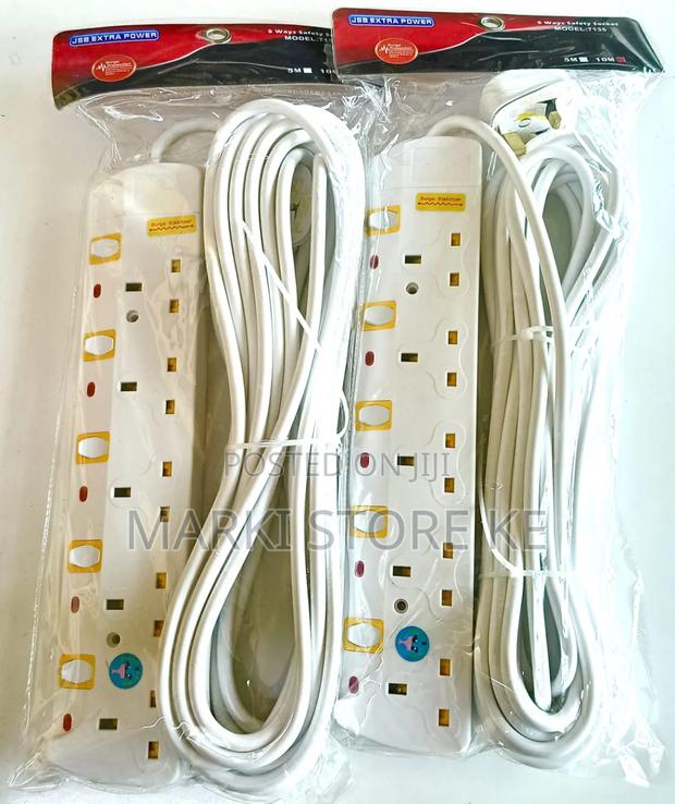 JSB 5way 10m With Surge Protection Extension/Heavy Duty Extension
