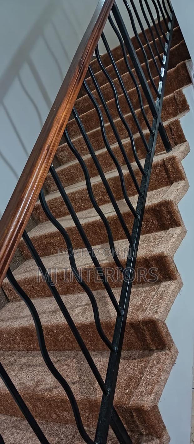 Thick Wall to Wall Stair Carpet – Safe Comfortable Home Flooring - main view