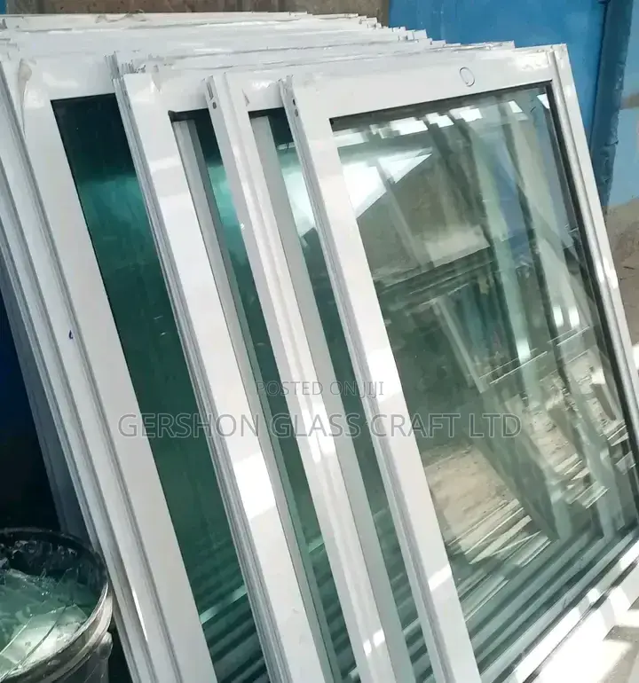 White Coated Aluminium Windows