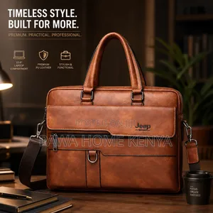 Jeep Shoulder Bag -Brown