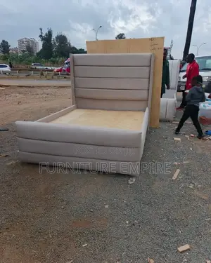 Contemporary Upholstered Bed