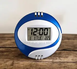 Sleek Modern Design Stable Use Table and Wall Mount Digital Clock