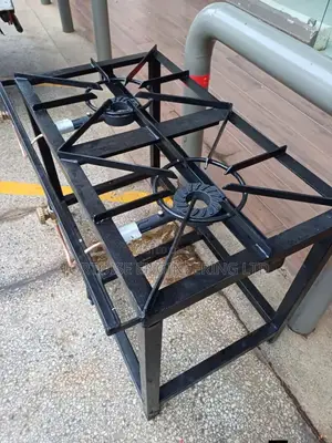 Mild Steel Cooker Two Burner Gas Stove Size 900mm by 600mm by 850mm